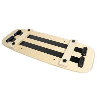 GladiatorFit  Balance Board Balancebrett aus Holz mit Rolle 