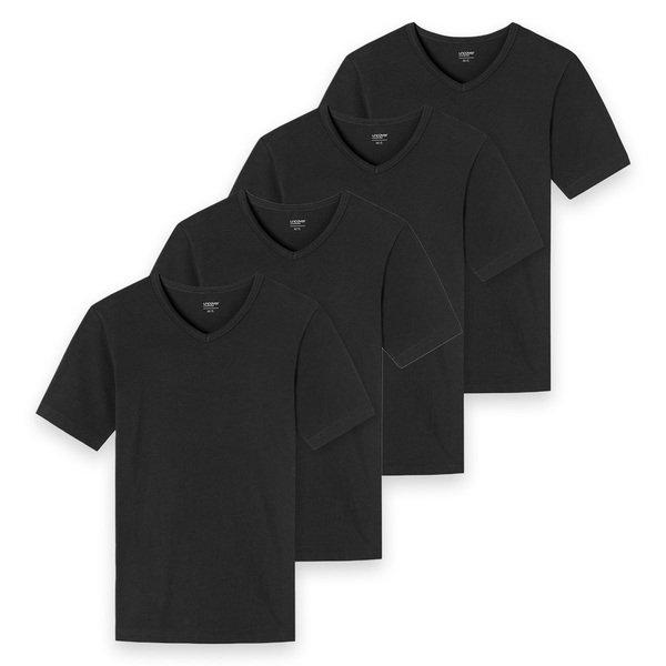 Image of Uncover by Schiesser 4er Pack Basic - Unterhemd / Shirt Kurzarm - XL