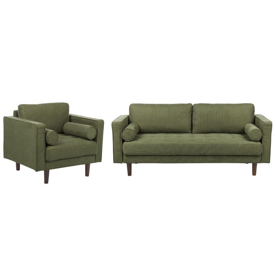 Wohnzimmer Set aus Stoff  NURMO