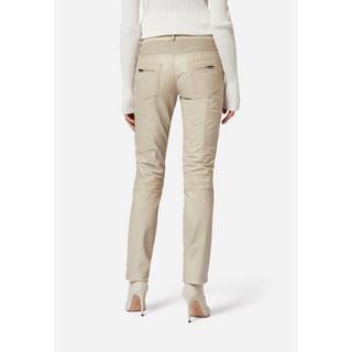 RICANO  Pantalon en cuir  Donna, avec éléments de biker 