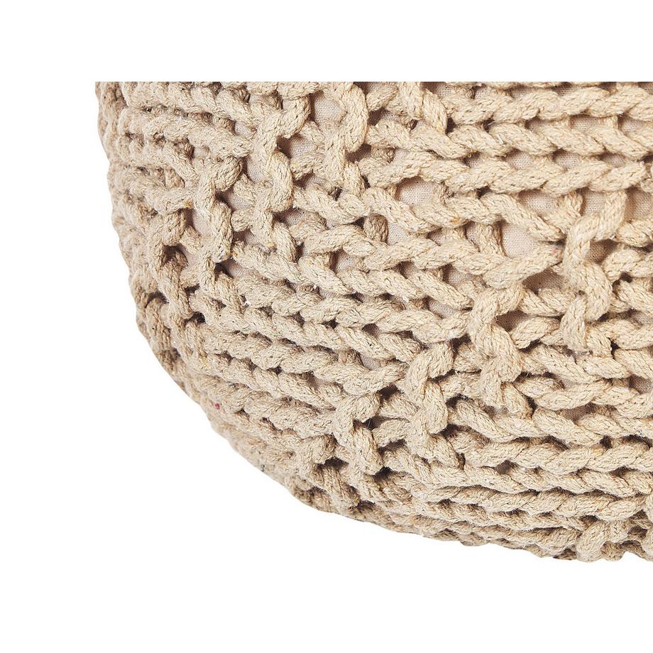 Beliani Pouf en Cotone Boho PRIENE  