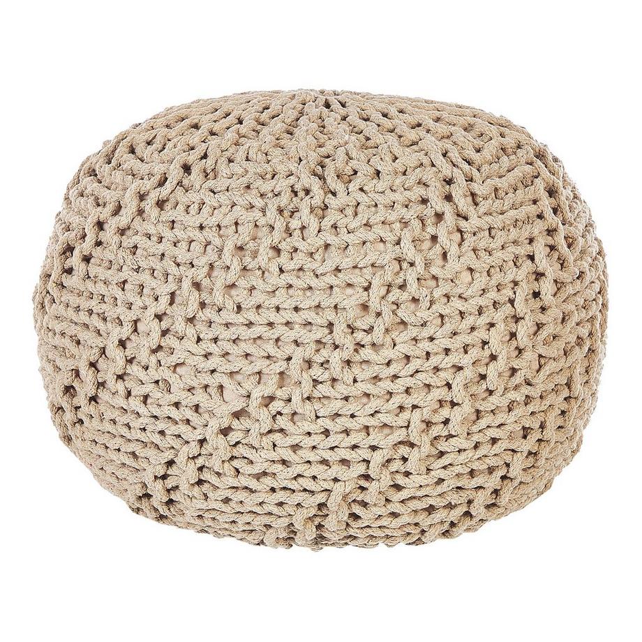 Beliani Pouf en Cotone Boho PRIENE  