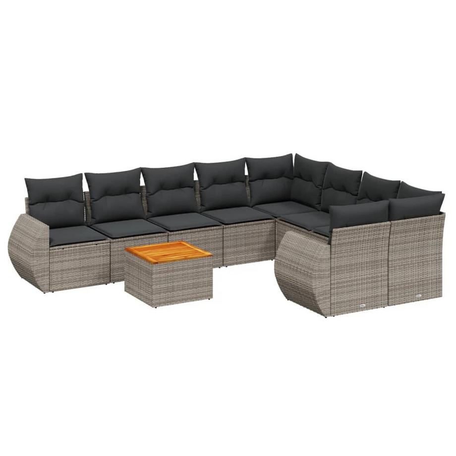 set divano da giardino Polirattan