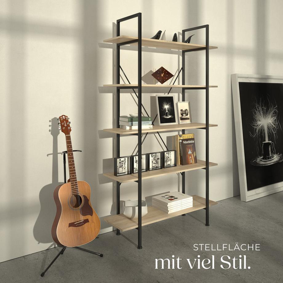 Tectake Scaffale Glasgow stile industriale  