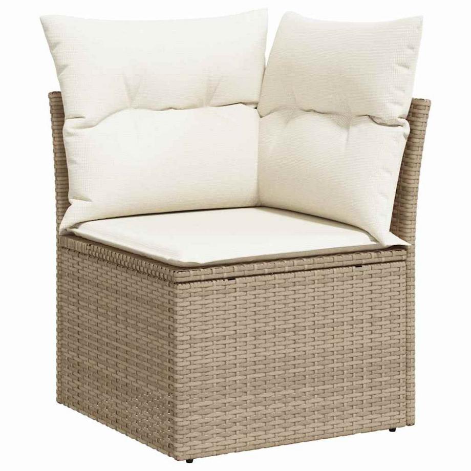 VidaXL Canapé de jardin poly rattan  