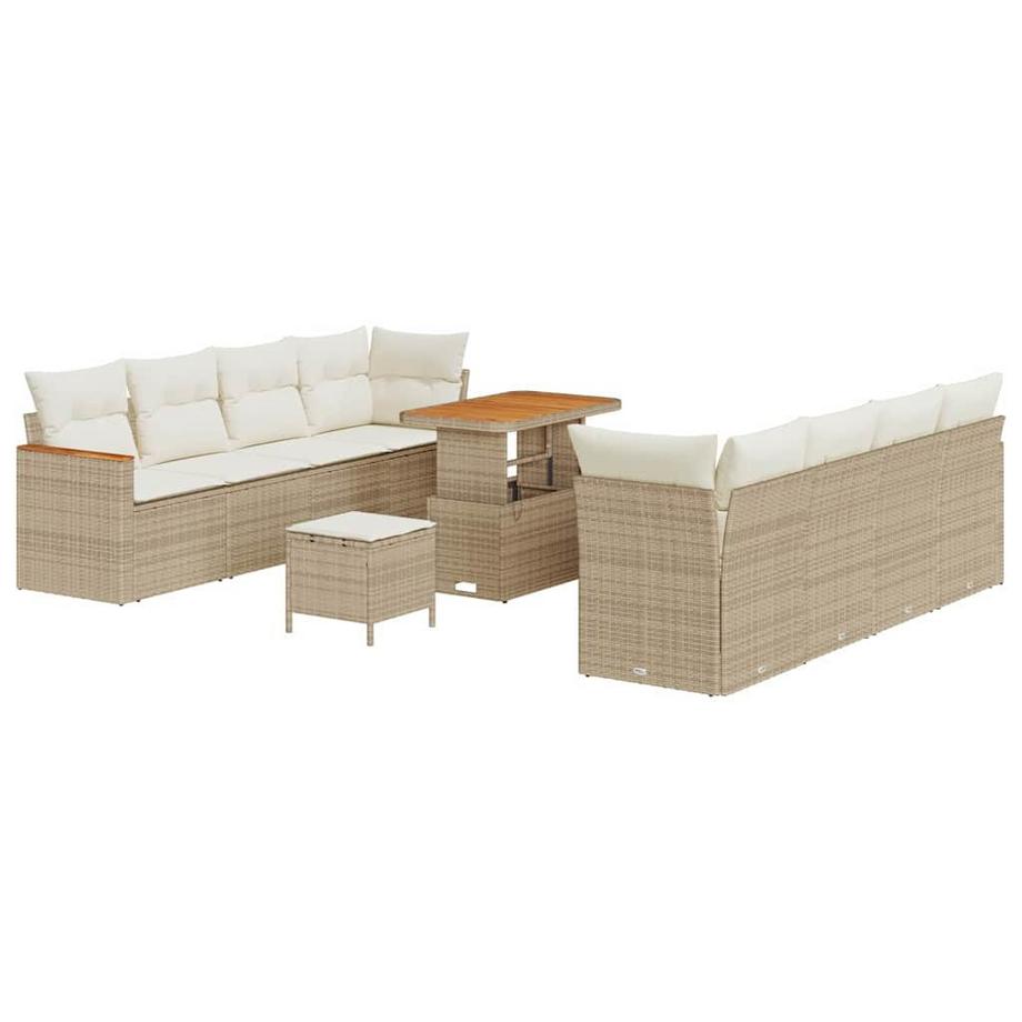 Canapé de jardin poly rattan