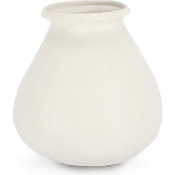 Vase Mediterranean weiss 25