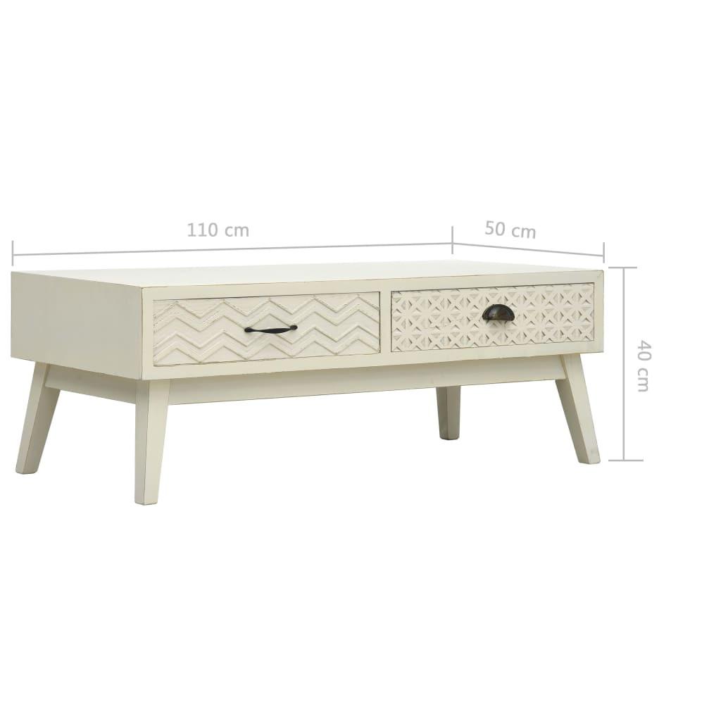 VidaXL Table basse bois  