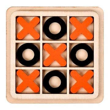 Tic Tac Toe-Spiel aus Holz - Verschiedene Farben