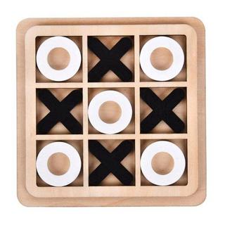 Gameloot  Tic Tac Toe-Spiel aus Holz - Verschiedene Farben 