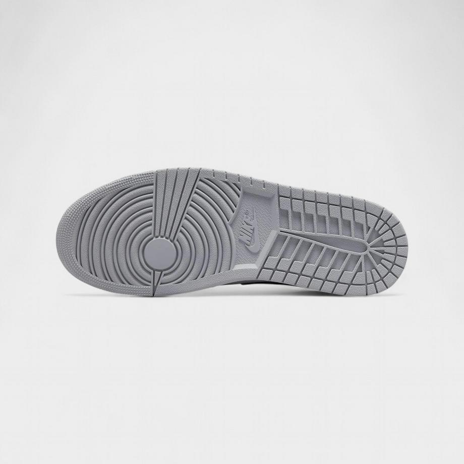 NIKE Air Jordan 1 Mid Light Smoke Grey Anthracite Sneakers  