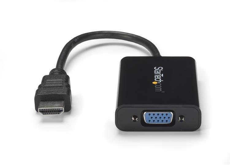 STARTECH.COM  StarTech.com Adattatore convertitore video HDMI a VGA con Micro USB e audio per PC desktop/laptop/ultrabook - 1920x1200 