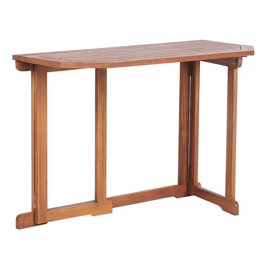 Beliani Table de balcon en Acacia Scandinave TREIA  