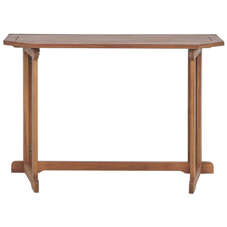 Beliani Table de balcon en Acacia Scandinave TREIA  