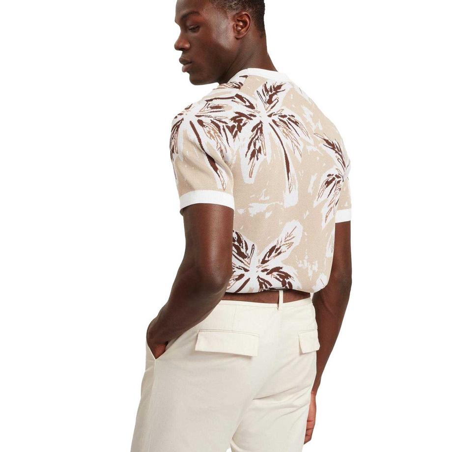 TED BAKER T-Shirt Manches Courtes Motif Palmier  