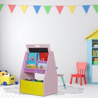 B2X Etagère pour enfants avec tableau noir  