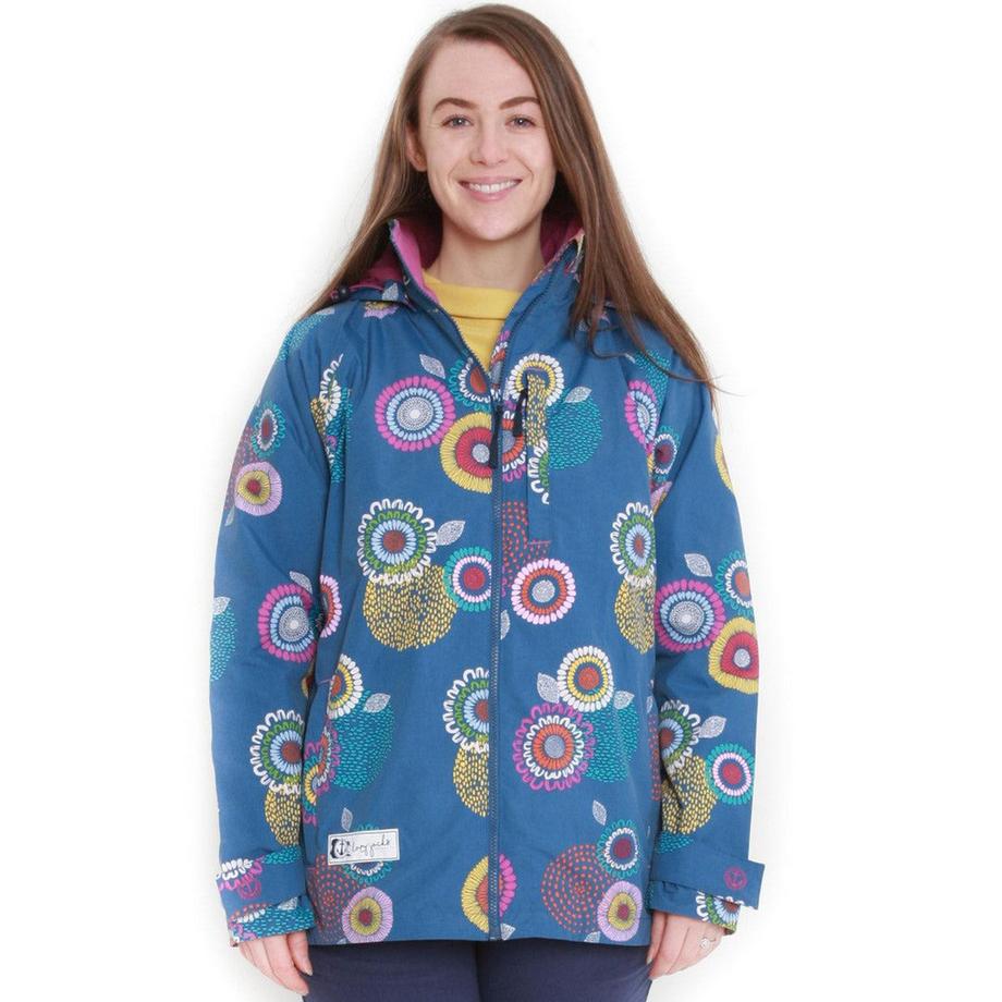 Lazy Jacks Veste imperméable à motif floral  