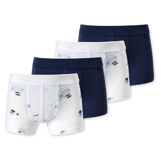 Schiesser  à fines côtes Organic Cotton lot de 4 - boxers 