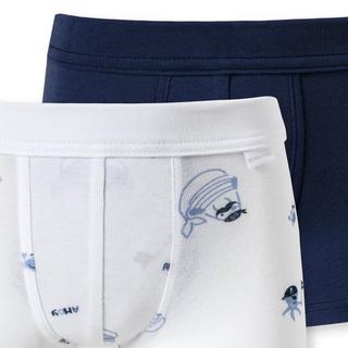 Schiesser  à fines côtes Organic Cotton lot de 4 - boxers 