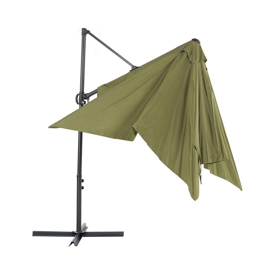 Beliani Ombrellone a sbalzo en Tessuto Moderno MONZA II  