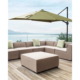 Beliani Ampelschirm aus Stoff Modern MONZA II  