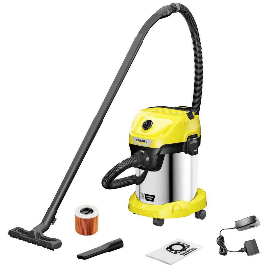 KÄRCHER Aspirateur à sec/humide sans fil WD 3-18 inclus Batterie  