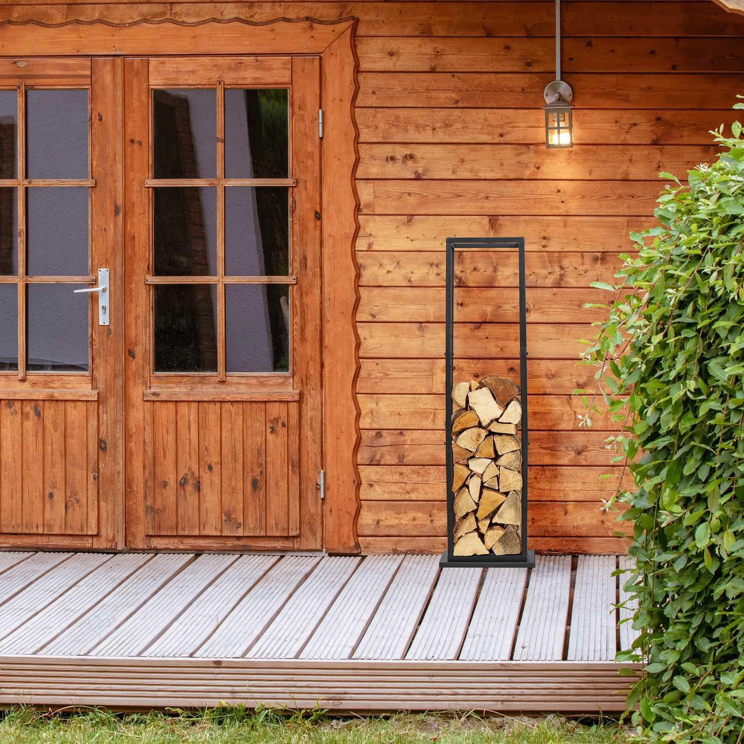 Northio Support en bois en métal haut  