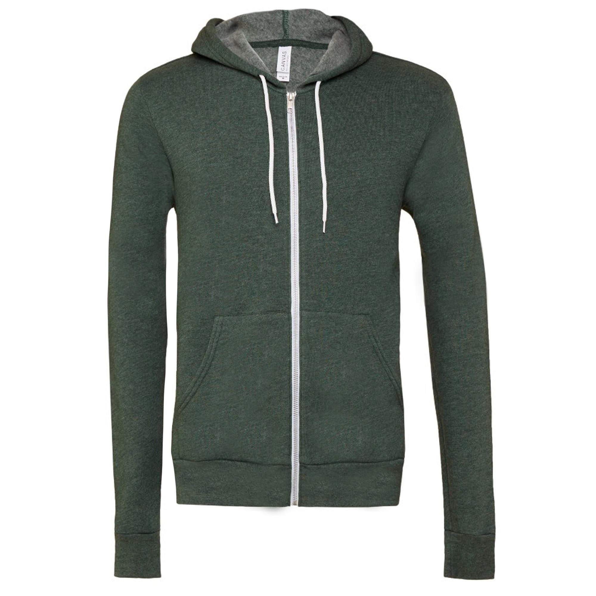 Bella + Canvas Canvas Fleece Kapuzenjacke  
