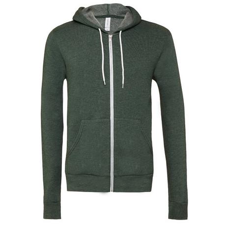 Bella + Canvas Canvas Fleece Kapuzenjacke  