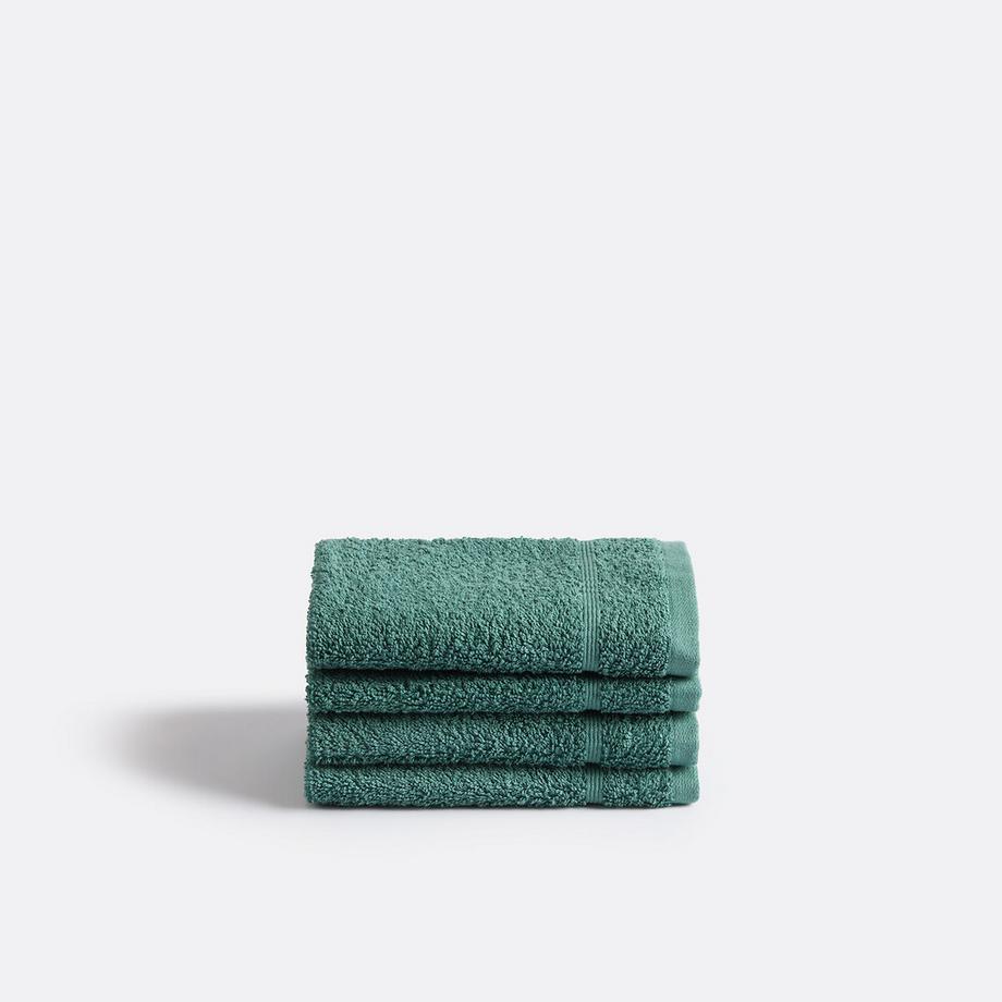 La Redoute Intérieurs Lot 4 serviettes d'invité éponge 600 g/m²  