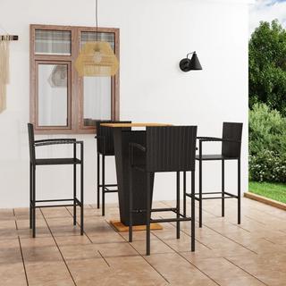 VidaXL Garten-bar set poly-rattan  