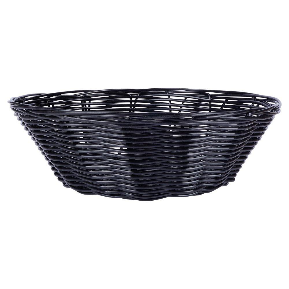 ALPINA Lot de 2 corbeilles à pain marron et noir pour le service  