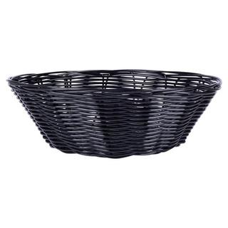 ALPINA Lot de 2 corbeilles à pain marron et noir pour le service  