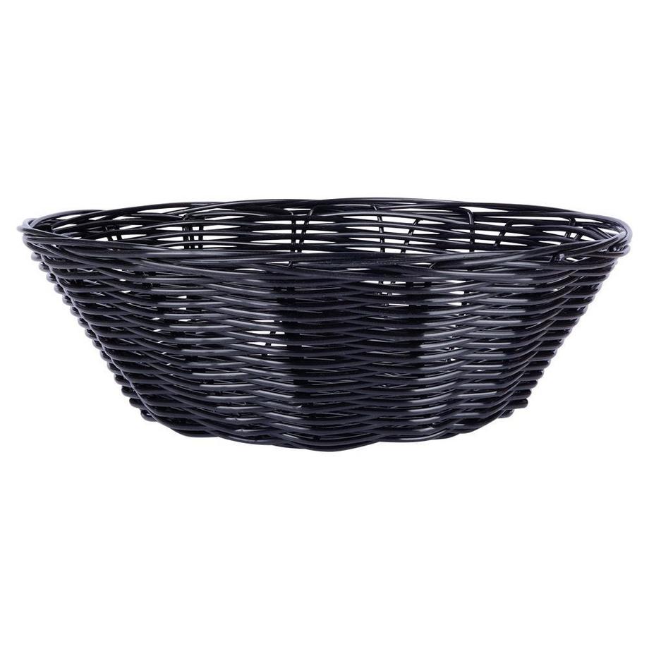 ALPINA Set di 2 cestini per il pane in marrone e nero da servire  