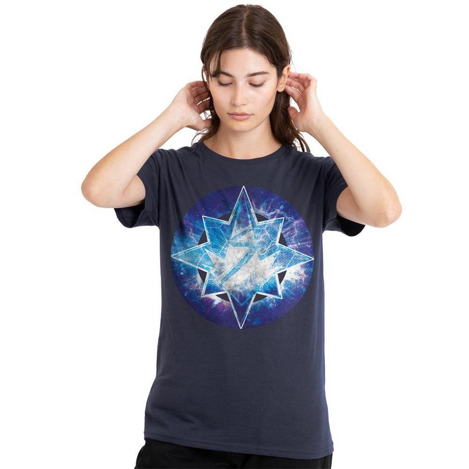 MARVEL Galaxy Logo Bedrucktes T-Shirt  