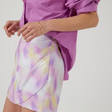 Skort mit Tie-Dye-Print