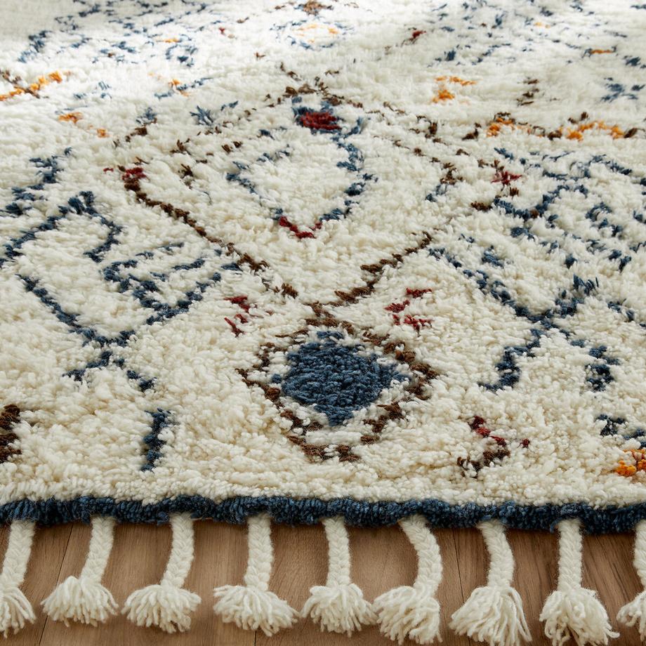 AM.PM Tapis berbère épais en laine  