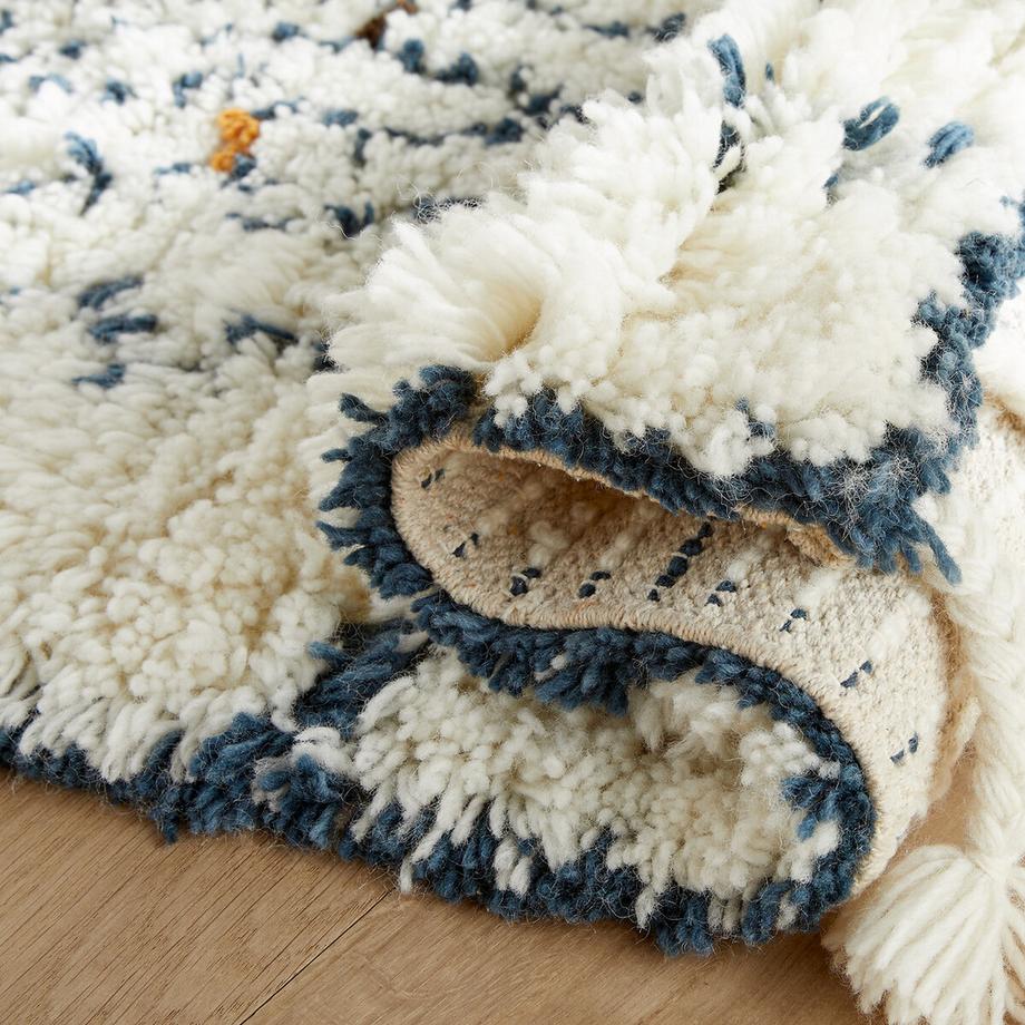 AM.PM Tapis berbère épais en laine  