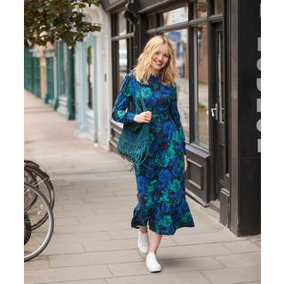 Joe Browns  Robe Midi Florale Rétro Col Montant 