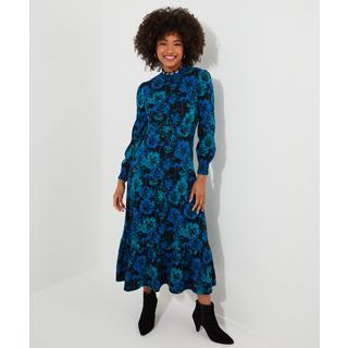 Joe Browns  Robe Midi Florale Rétro Col Montant 