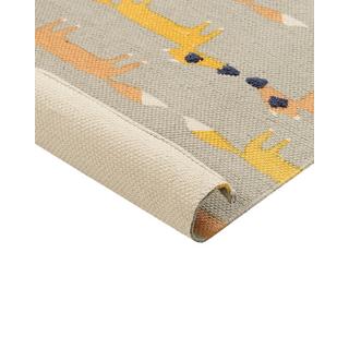 Beliani Tapis enfant en Coton Moderne BANKGO  