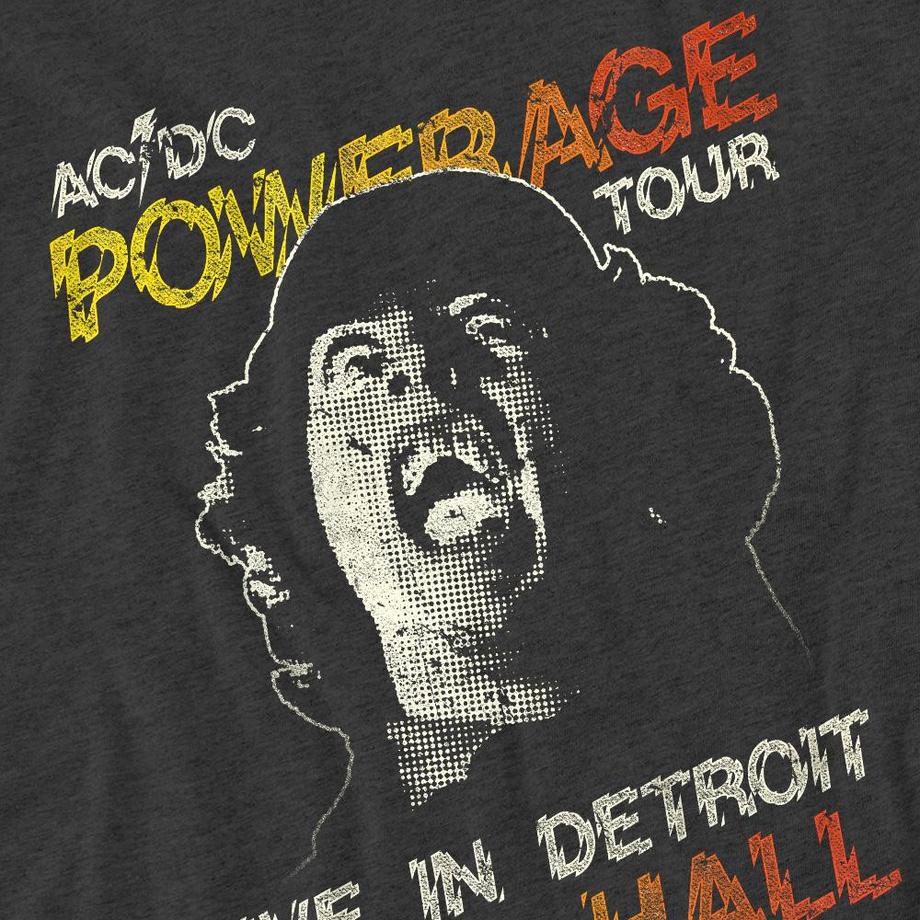 AC/DC ACDC Powerage Tour T-Shirt  