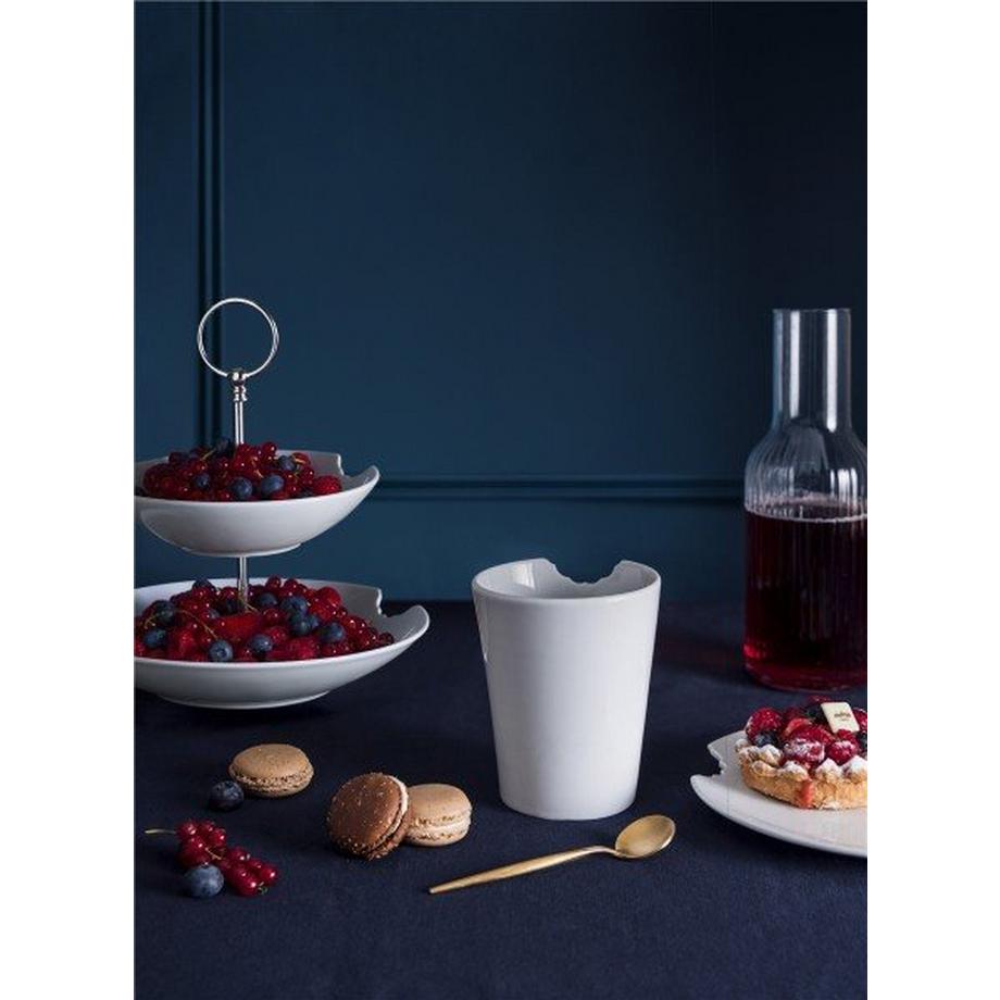 58products 58 Products Becher mit Biss in weiss 400 ml  