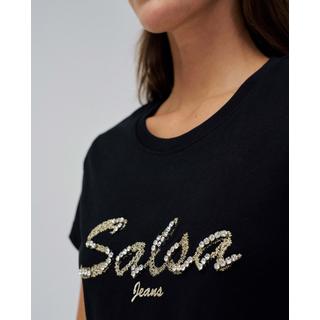 Salsa Lurex Embroidery Branding T-Shirt  