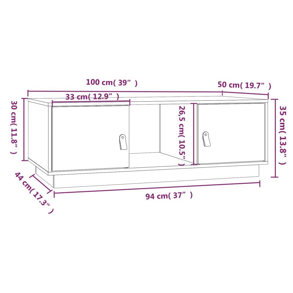 VidaXL Couchtisch holz  