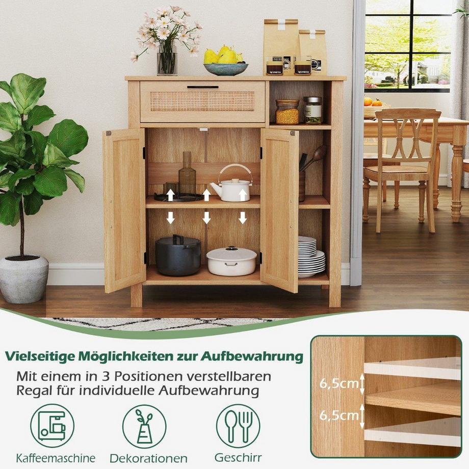 Northix Sideboard mit Rattantüren  