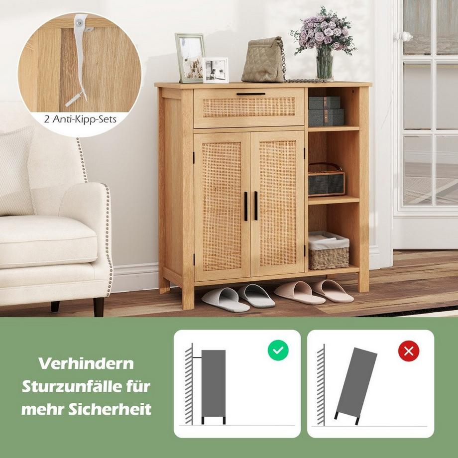 Northix Sideboard mit Rattantüren  