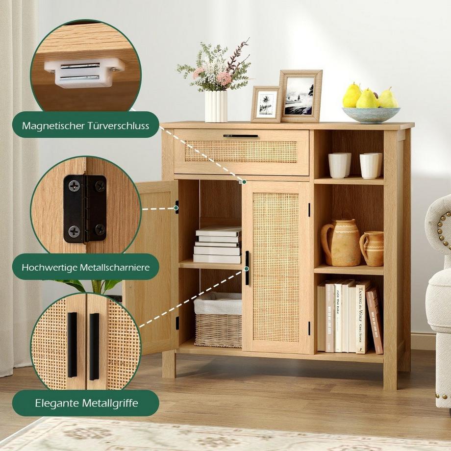 Northix Sideboard mit Rattantüren  