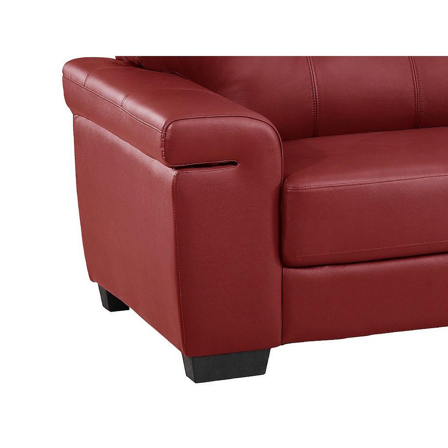 Vente-unique Canapés 3+2 places en cuir HAZEL  