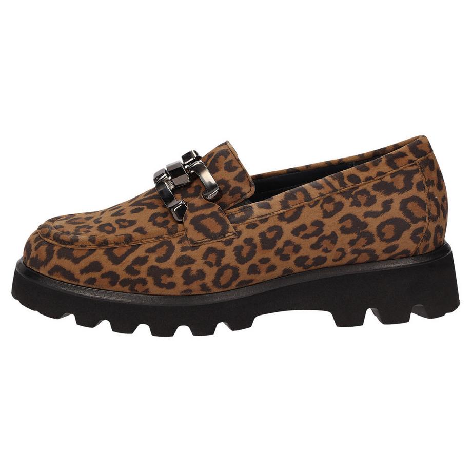 Sioux Meredira-751-H Mocassins Imprimé Léopard  